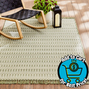 Better Homes & Gardens 5' x 7' Green Tassel Outdoor Rug