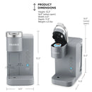 Keurig K-Iced Essentials Coffee Maker - Iced and Hot Single-Serve K-Cup Pod - Gray