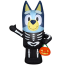 Bluey Skeleton Inflatable Halloween LED - Outdoor/Indoor