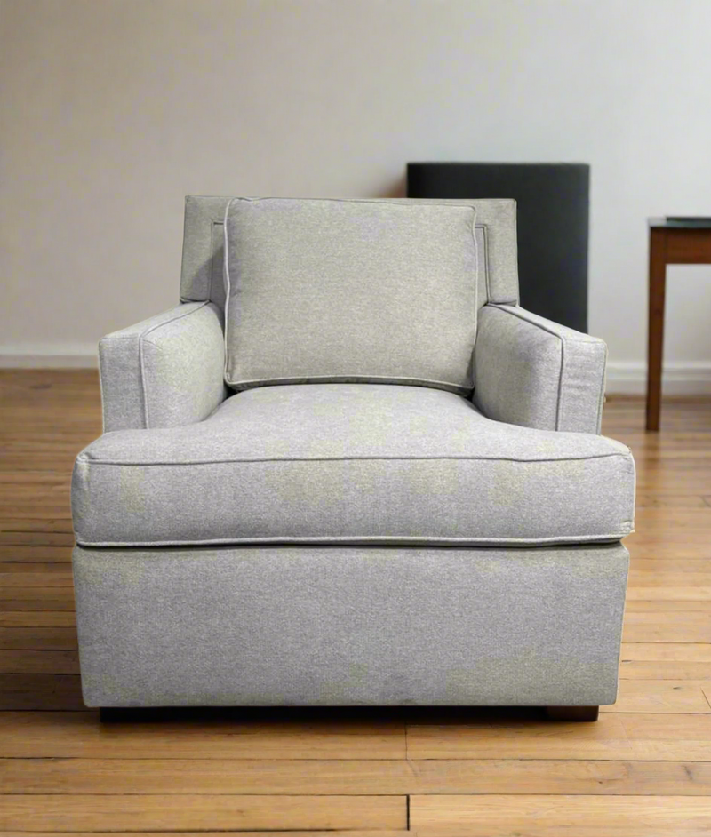 Track Arm Accent Chair in Oatmeal