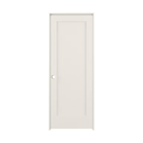 RELIABILT 32-in x 80-in Primed Solid Core 1-panel Right Hand Pine Wood Single Prehung Interior Door