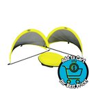 Athletic Works 3X2ft 2 Pack Pop-up Soccer Nets with Carry Bag, Yellow and Black