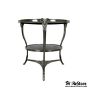 English Colonial Silver Design Side Table