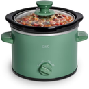 COOK WITH COLOR Slow Cooker, Crock Pot, 2-Quart with Removable Stoneware Pot, Green