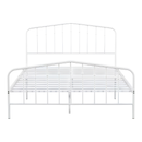 Furniture of America Cristelle Metal White Full-size Platform Bed