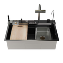 DeerValley Drop-in 31.5-in x 18.11-in Stainless steel Single bowl 18 -Gauge Workstation Kitchen Sink