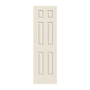 RELIABILT 24-in x 80-in Primed 6-panel Textured Hollow core Primed Interior Slab Door