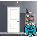 RELIABILT 30-in x 80-in Primed Hollow Core 2-panel Right Hand Molded Composite Single Prehung Interior Door