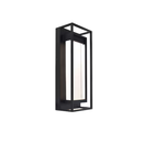 Origin 21 Westerville 13.58-in H Matte Black Hardwired Integrated LED Outdoor Wall Light