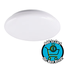 Utilitech 19-in White Indoor 1 -Light LED Tunable White Flush Mount Light with Plastic Shade