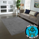 Mainstays Traditional Gray Shag Indoor Area Rug, 5 ft x 7 ft