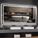 ONWITH LED Bathroom Mirror with Lights 38-in x 28 Vanity mirror