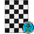 Mainstays 5 ft x 7 ft Black and White Checkered Indoor Area Rug