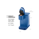 Keurig K-Express Essentials Pacific Blue Single-Serve K-Cup Pod Coffee Maker