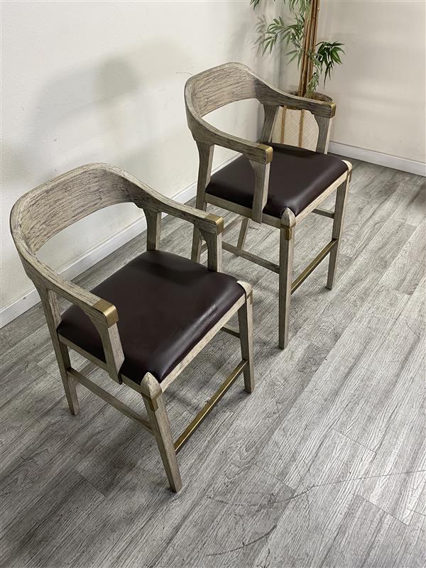 Rustic Elegance Mixed-Height Chair Set