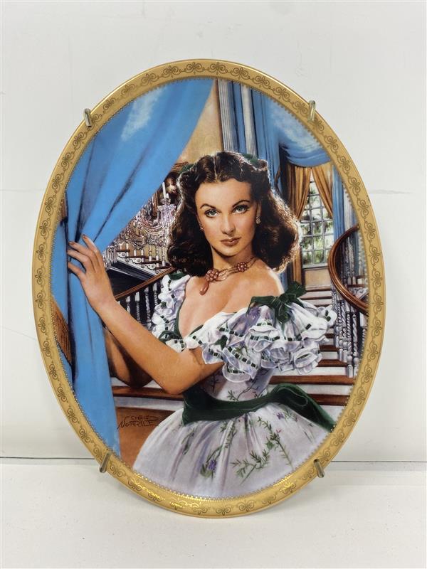 "The Jewel of the South" Collectible Plate from the "Gone With The Wind" Cameo Memories Collection by Chris Notarile - Limited Edition