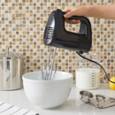 Mainstays 5-Speed Corded Hand Mixer Black with 2 Beaters
