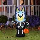 Bluey Skeleton Inflatable Halloween LED - Outdoor/Indoor