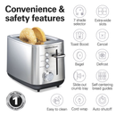 Hamilton Beach 2-Slice Bread and Bagel Toaster with Extra-Wide Slots