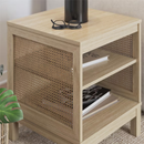 Mainstays Cane Side Table, Spring Pine