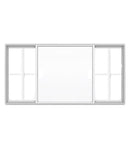 Pella 250 Series Simple Hung w/ sliding windows 116" x 45"