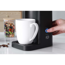 Mainstays Single Serve Coffee Maker, Pods and Grounds, Auto Shutoff, 14 oz Reservoir