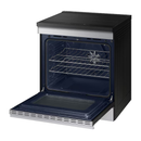 Samsung Bespoke 30-in 4 burners 6.3-cu ft Air Fry Convection Oven Single Induction Range ( Stainless steel )