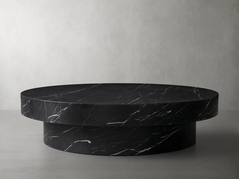 Arhaus Cinzia Stone Round Coffee Table