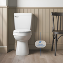 Project Source Pro-flush anti-clog XL Trapway White Round Chair height 12-in Rough-In WaterSense 1.28 GPF 2-piece Toilet