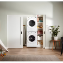 Whirlpool Front Load Washer and Gas Dryer White Stackable