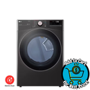 LG 7.4 cu. ft. Ultra Large Capacity  Front Load Electric Dryer Black Steel