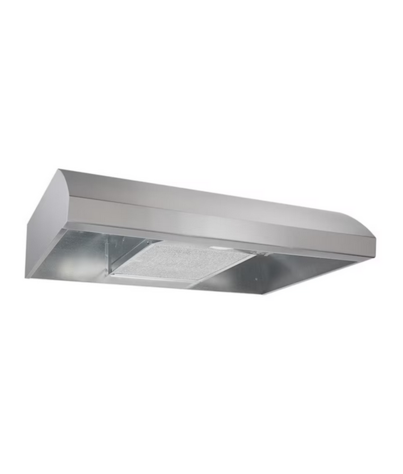 Broan® 30" Convertible Under-Cabinet Range Hood, 270 Max CFM, Stainless Steel