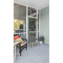 Screen Tight 5 Bar Universal reversible 36-in W x 80-in H x 1-in T Natural Single Hinged Wood Screen door