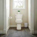 American Standard Mainstream White Elongated Chair height 12-in Rough-In WaterSense 1.28 GPF Soft Close 2-piece Toilet