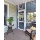Screen Tight Vinylcraft Universal reversible 36-in W x 80-in H x 1-in T White Single Hinged Vinyl Screen door