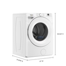 Whirlpool Front Load Washer and Gas Dryer White Stackable