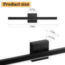 KAISITE 24-in 1-Light Modern Bathroom Light Fixture LED Vanity Light Bar  Wall Sconce