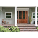 JELD-WEN V-2500 35-1/2-in x 35-1/2-in White Exterior White Interior Vinyl New Construction Single Hung Window Low-E