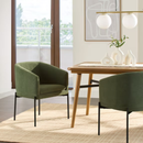 Better Homes & Gardens Wyatt Velvet Dining Chairs, Olive, Set of 2