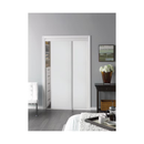 RELIABILT 60-in x 80-in White 1-panel Smooth Solid core Sliding Closet Doors