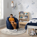 Big Joe Milano Bean Bag Chair, Navy Smartmax, Durable Polyester
