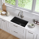 Kraus Quarza Undermount 31.5-in x 17-in Granite Single bowl Kitchen Sink