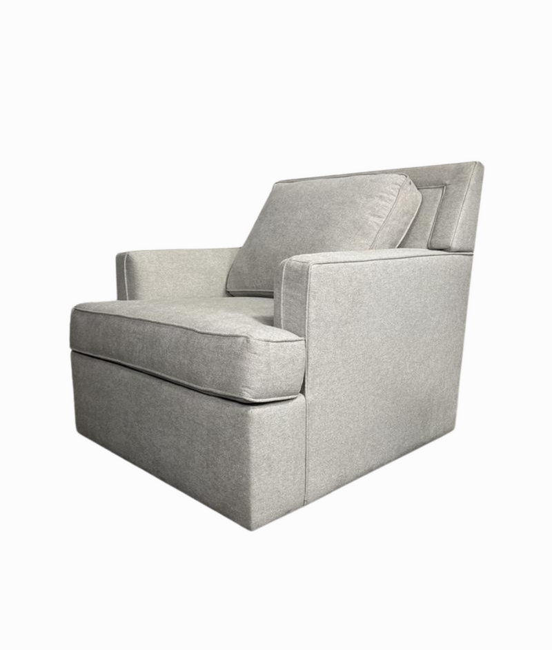 Track Arm Accent Chair in Oatmeal