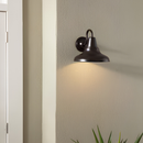 Progress Lighting District 1 -Light 8.25-in H Antique Bronze Hardwired Outdoor Wall Light