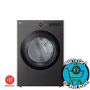 LG 7.4 cu. ft. Smart Front Load Electric Dryer black