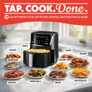 Gourmia 4-Quart Digital Air Fryer with 12 One-Touch Presets, GAF414, Black