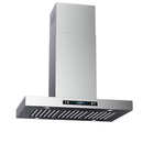 36 in. 900 CFM Ducted Island Range Hood with Remote, Touch Control LCD