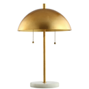 JONATHAN Y LED Table Lamp, Gold/White