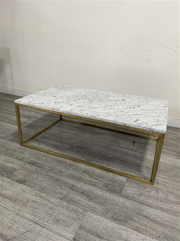 Elegant Faux Marble Top Table