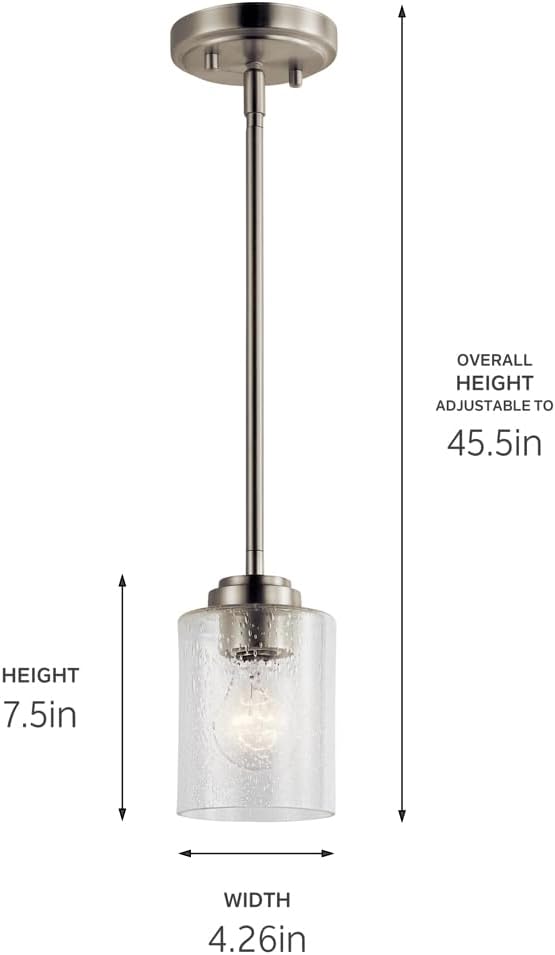 Kichler Brushed Nickel Pendant Light
